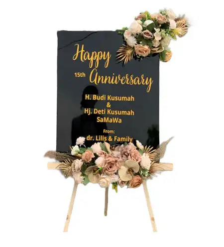 Papan Bunga Akrilik Cibuaya