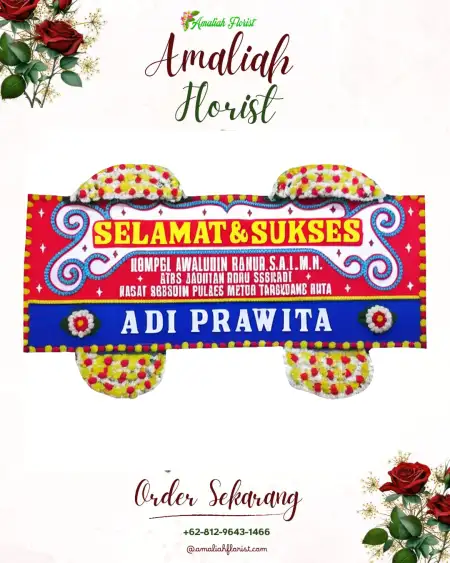 Papan Bunga Ucapan Selamat Cibuaya